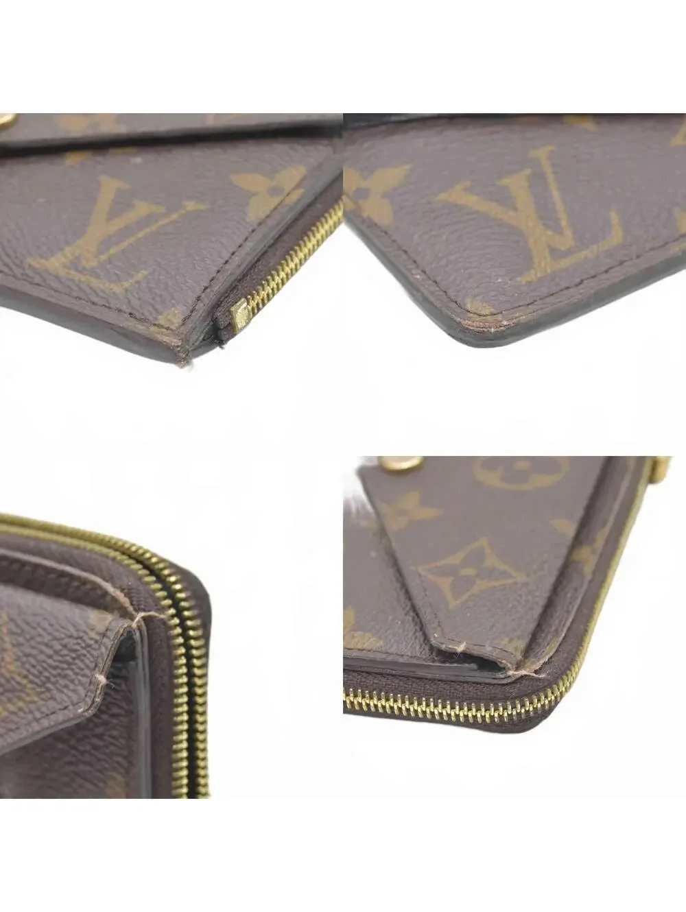 $675 Louis Vuitton  Monogram Recto Verso Card Holder RFID